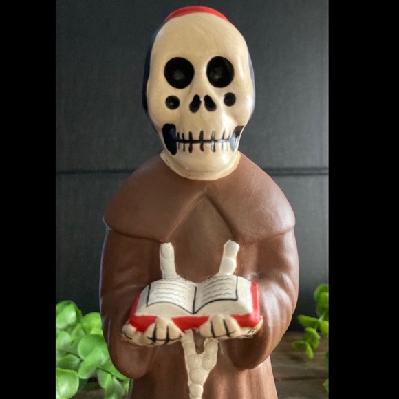 Vintage Peruvian Day of the Dead Priest